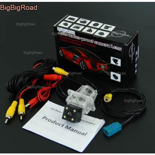BigBigRoad Car Intelligent Track Rear View Camera For Benz GLK E Class 200 W212 W207 C207 W213 / C seires W204 / A series W176