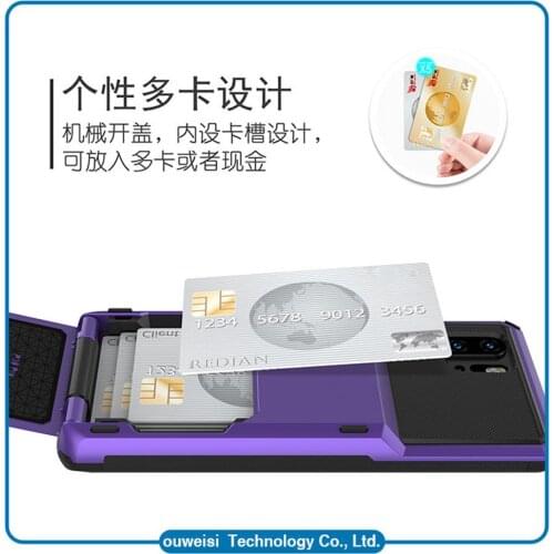 Wallet ID Slot 5-Credit Cards Case For Huawei P40 Pro P30 P Smart 2019 Cover For Huawei P40 P30 P30pro Lite Case For Psmart 2019