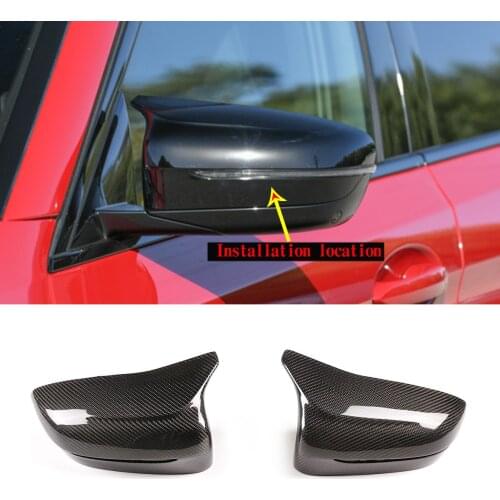 For BMW M5 M8 F90 F91 F92 Real Carbon Fiber Side Wing Exterior Mirror Protective Shell Car Accessories（Replacement Parts