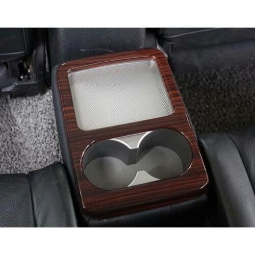 For Subaru Forester 2008-2012 Car Rear Water Cup Holder Frame Cover Styling ABS Auto Moldings ABS