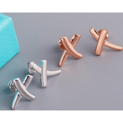 Серебряные серьги DOYUBO China At AliExpress