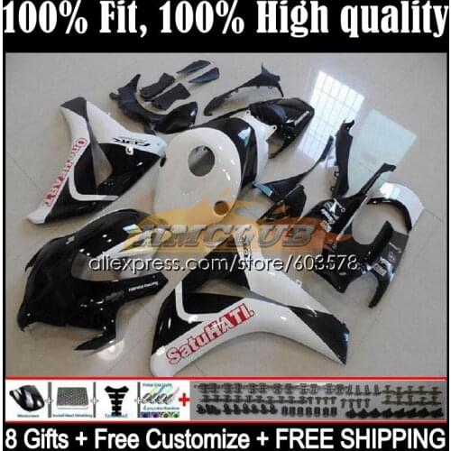 Injection For HONDA CBR1000 RR CBR 1000RR 48CL.38 CBR1000RR 08 09 10 11 CBR 1000 RR CC 2008 2009 2010 2011 Fairing Black white