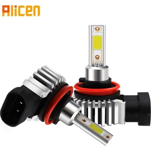 2PCS Mini LED H4 LED car headlight kit, high beam and low beam fog lamp bulbs, 60 W H11 9006 HB4 9005 HB3 H4 H7 H8 H9 H1