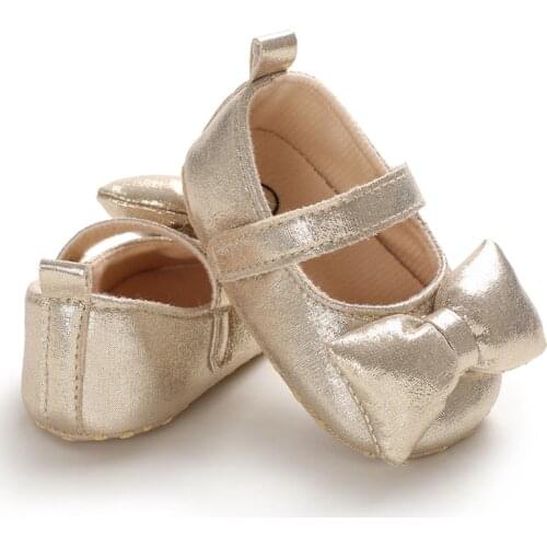 Newborn Infant Baby ToddlerGirl Soft Crib Shoes Pram Soft Sole Prewalker Anti-slip Sneakers