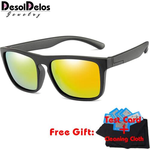 2019 Hot Kids Polarized Sunglasses Brand Design Boys Girls Square Sun Glasses UV400 Child Shades Eyewear Oculos de sol Gafas