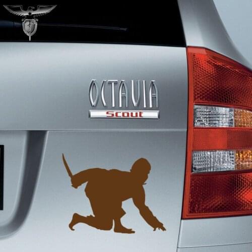 EmpireYing 3 Size 8 Colors Cool Picture Japanese Warrior Killer Ninja Crouched Dagger JDM Car Sticker Wall Vinyl Decal Gifts