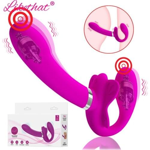 Wearable Dildo Vibrator For Women Erotic Sex toys for Couples anal Clitoris Stimulation Female Vibrator Masturbator Dual Motors