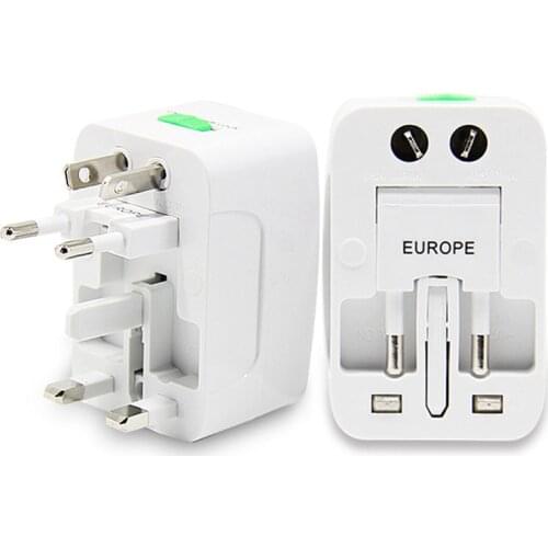 2021 New international universal travel adapter plug UK EU US AU multi socket plugs travel adapter plug high quality