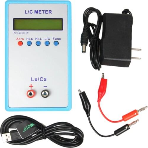 New LC-200A Digital LCD Capacitance Inductance Meter LC Meter 1pF-100mF 1uH-100H