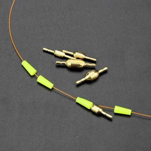 Anti slip Cara stick fishing line stopper 1set=3Pcs leader with hat plastic swivel rock fishing accessories