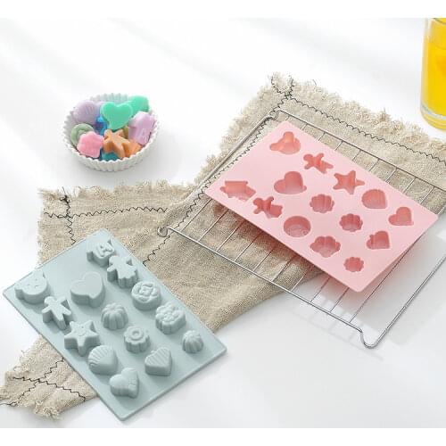 14 cavity love men and women cake silicone mold chocolate ice cube fudge QQ sugar dessert 3D mold cake decoration baking tools