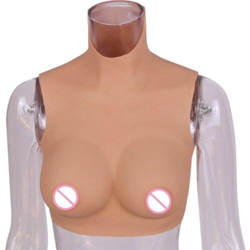 Dokier silicone breasts B cup fake boob breast forms for drag queen crossdresser transgender male to shemale sissy fake silicon