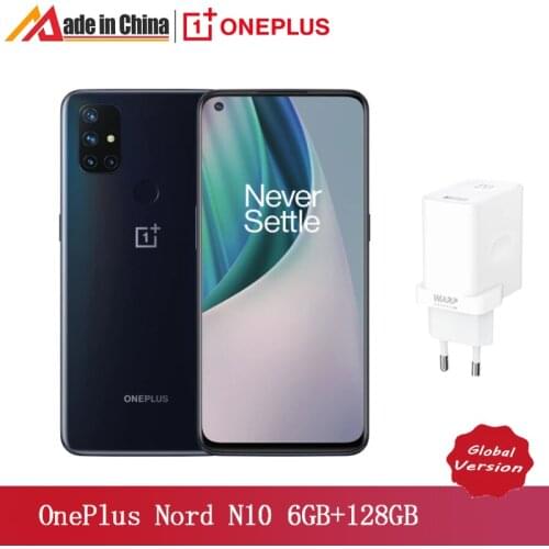 Global Version OnePlus Nord N10 5G Smartphone 6GB 128GB 6.49 90Hz FHD+ Display 64MP Quad Cameras Android 10 Mobile Phone
