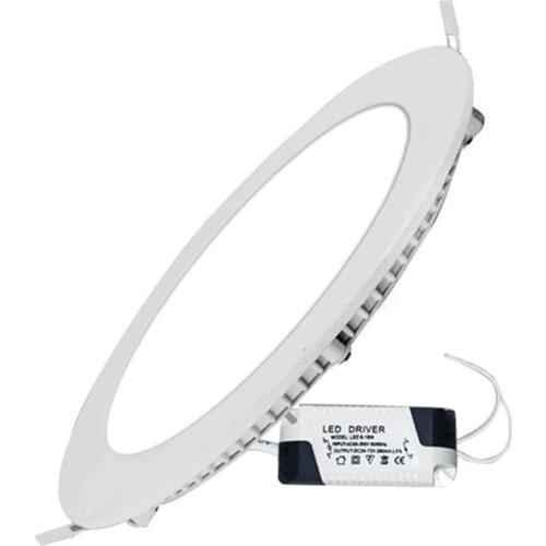 LED PANEL recessed round DOWNLIGHT MOD.ROMA 3W,6W,9W,12W,15W,20W,25W shipping from Spain
