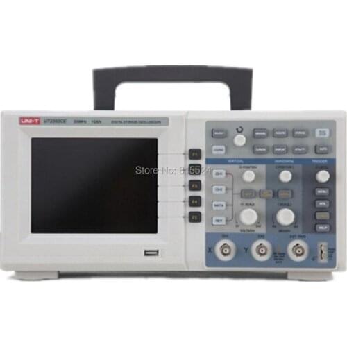 UNI-T UTD2202CE 200MHz 1GS/s 5.7" TFT LCD Scopemeter w/USB Device Dual Channels DSO Desktop Digital Storage Oscilloscope