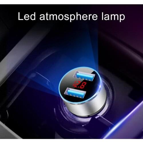 Universal Fast Cell Phone Charger Car Vehicle 3.1A Dual USB Mobile Phone Quick Charging Charger Adapter Auto Charger