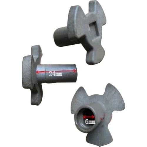 2PCS Microwave Oven Parts,Y Style 24mm Plum Blossom Shafts Fits for Galanz Glass Plate -2