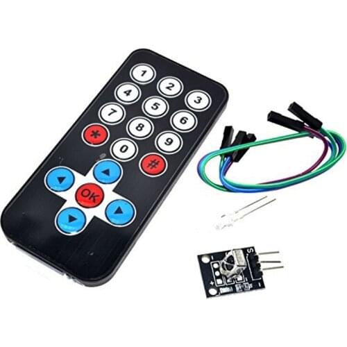 1set Infrared IR Wireless Remote Control Module Kits DIY Kit HX1838 For Arduino Raspberry Pi