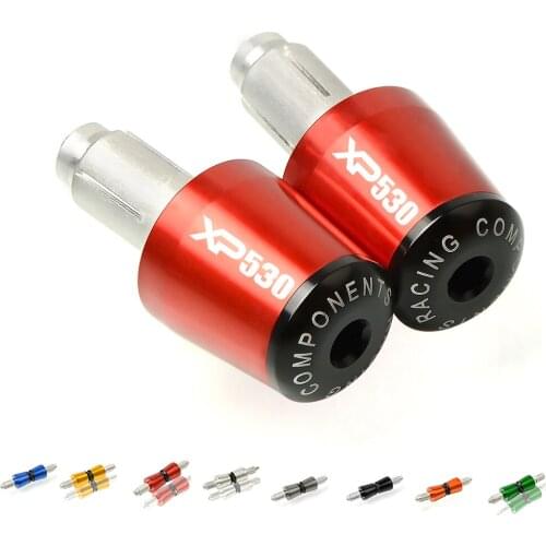 1 Pair Handlebar Gear Balanced Plug Slider Grips Ends Handle CNC Bar Cap Cover For Yamaha XP530 XP 530 2012 2013 2014 2015 2016