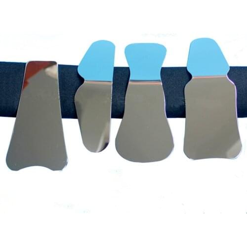 1PC Stainless Steel Photography Mirrors Autoclavable Intra-Oral Orthodontic Implant Reflector Clinic Instruments Teeth Whitening