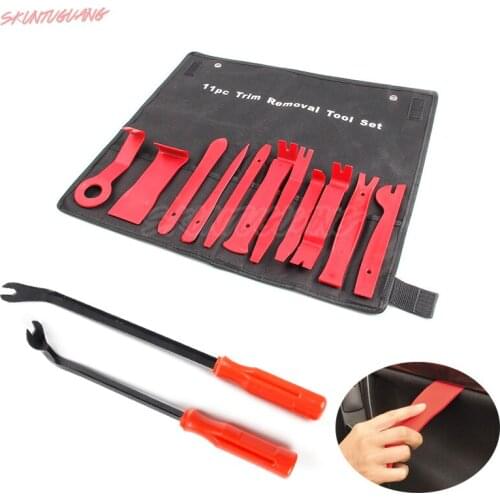 13 PCS Car Auto Door Clip Panel Trim Removal Tools Pry Disassembly Tool Trim Removal Tool set Auto Car Opening Repair Hand Tool