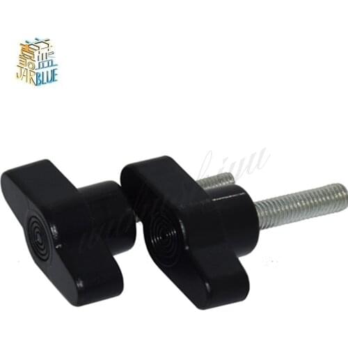 5pcs or 10pcs M4 M5 M6 M8 M35#Head Diameter Plum Bakelite Hand Tighten Screw / Butterfly Plastic Head Hand Knob Screw