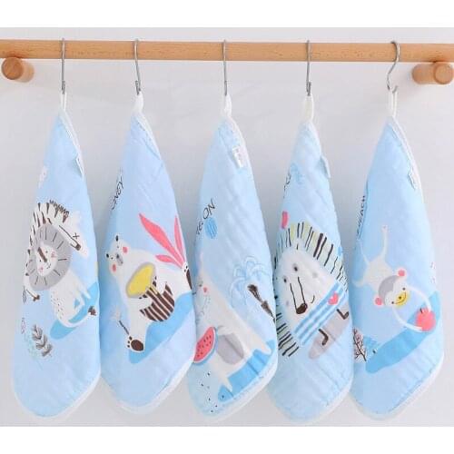 5pcs Baby Six-story High-density Towels Saliva Super Soft Microfiber Nursing Towel Boys Girls Washcloth Wash cloths Handkerch