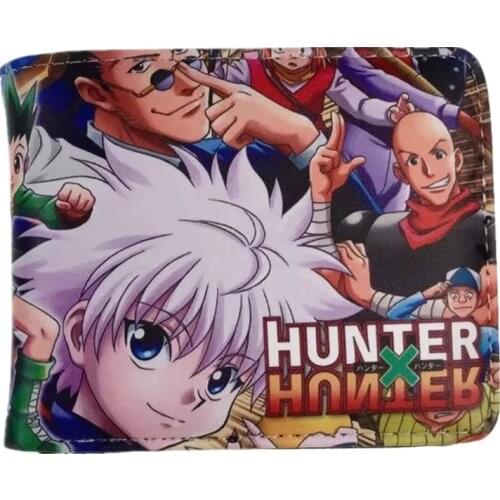 Free Shipping Japan Anime Cartoon Purse Hunter x Hunter Wallet for Young With Coin Pocket