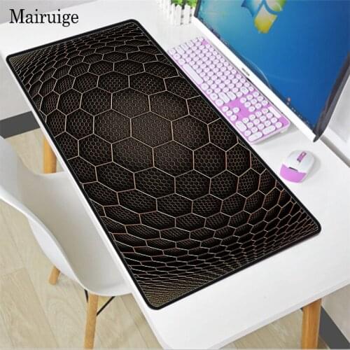 Visual Art Polygon Large Mouse Pad Pc Laptop Gaming Accessories Gamer Computer Decoration Desk Mat XXL Mousepad Keyboard Pad
