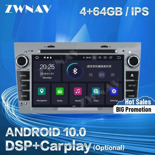 Carplay For Opel Vauxhall Astra H Android 10 Multimedia Player Screen GPS Navigation Audio Stereo Auto Radio Recorder Head Unit