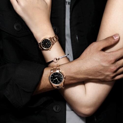 Ladies Watch Fashion Trend Waterproof Simple Temperament Steel Band Watch Couple Pair Watch Mens Watch Luxury Fashion