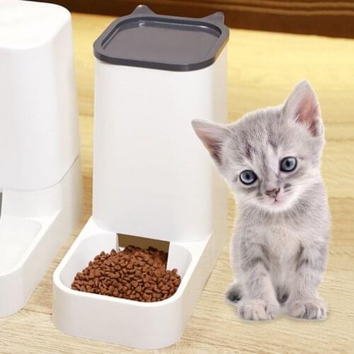Pets Automatic Feeder Cats Dogs Gravity Food Feeder Self-Dispensing Bundle Station Device for Kitten Puppy Pet Supplies
