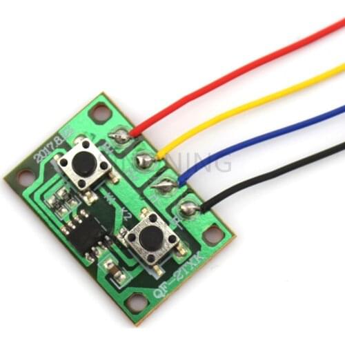 Electronic version of two-channel wired remote control board Controllable one motor forward and reverse