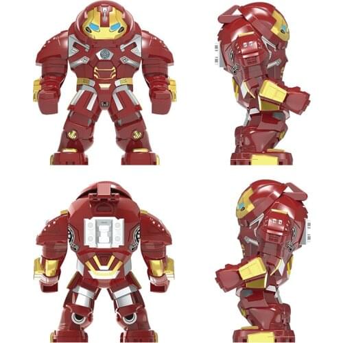 7.5 CM Marvel Hulkbuster War Machine Figure Blocks Cartoon Anime Figure Black Hulk Buster Building Bricks Toys gift for Children