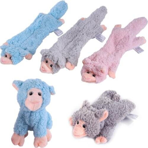 Hot Sell Funny Soft Sheep Squeaky Dog Toy Candy Color Puppy Pet Toy Pet Supplies for Cat