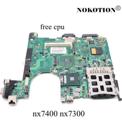 NOKOTION 417516-001 441094-001 Laptop Motherboard For HP COMPAQ NX7400 NX7300 6050A2042401-MB-A03 945GM DDR2 Free cpu TESTED