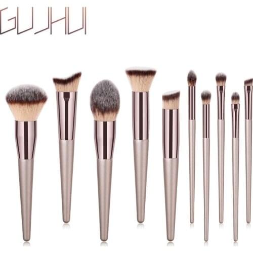 Professional Makeup Brushes Set 10 Pcs/lot Makeup Brushes Set Eye Shadow Blending Eyeliner Eyebrow Brushes For Makeup Tools