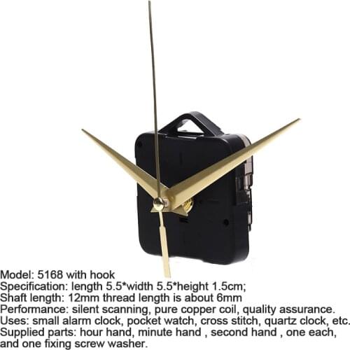 New Mute DIY Clock Quartz Watch Clock Mechanism Wall Clock Movement Mechanism Parts Repair Replacement Accessories Home Decor