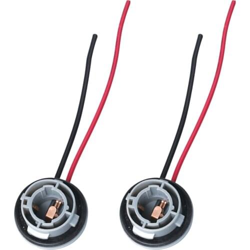 2Pcs 1156 Bulb Socket BA15S Lamp Holder P21W Adapter Base Connector LED Turn Signal Lamp Socket Pug Car Accessories