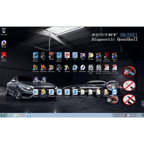 MB Star C5 2020 SD Connect C5 with newest software 2020.03 vediamo/X/DSA/DTS with kinds of Laptops diagnostic tool mb star c5