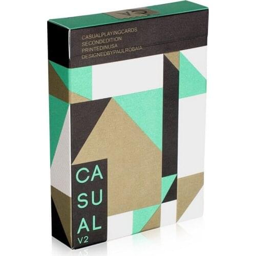 Casual v2 Playing Cards Poker Size Deck USPCC Custom Limited Edition New Sealed Magic Tricks