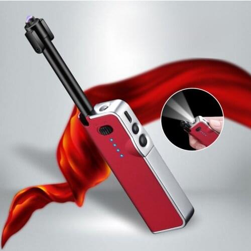 Creative Personality Pulse Arc Lighter Power Display USB Charging Lighting Cigarette Lighter Smoking Accessories