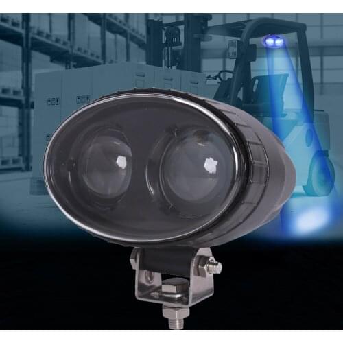 SUP-LIGHT LED Forklift Safety Light Blue Spot Light, Warehouse Safe Warning Light 8W Led CREE Chip 10V-30V Wide Voltage,250LM