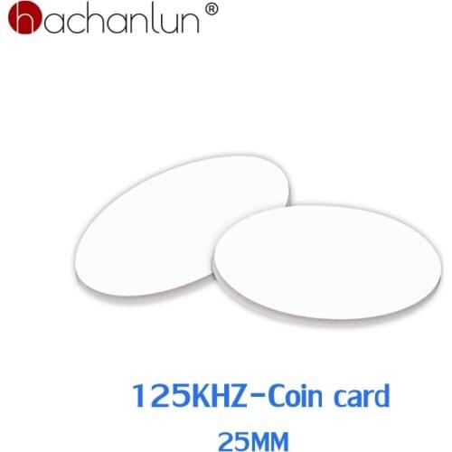 1/5pcs Rfid T5577 Blank Access Control Card 125khz Can Copy And Erase 25mm Nfc Round Electronic Label
