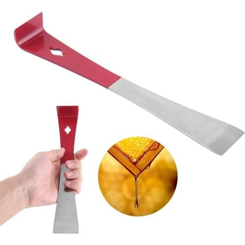 1 pcs Stainless Steel J Shape J-type Tool Curved Tail Bee Hive Hook Scraper Multifunctional Beekeeping Tool