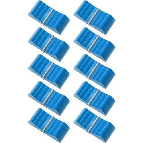 10pcs 4MM Mixer Fader Knob Caps Replacement Push Button Cover Repair Parts for mixer fader with 4mm inner diameter