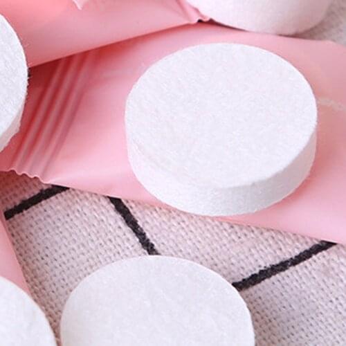10pcs Compressed Travel Cotton Towel Portable Face Towel Soft Napkin Tissue
