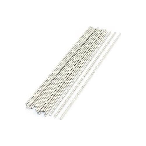 20PCS Stainless Steel 140mm Long 2mm Dia Round Rod Shafts for RC Model