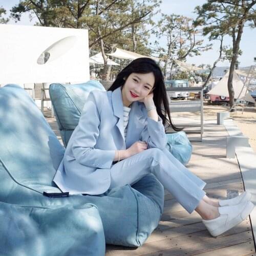 2020 new arrival womens casual clothes suit office business suits formal uniform style elegant fashion two piece set B 151