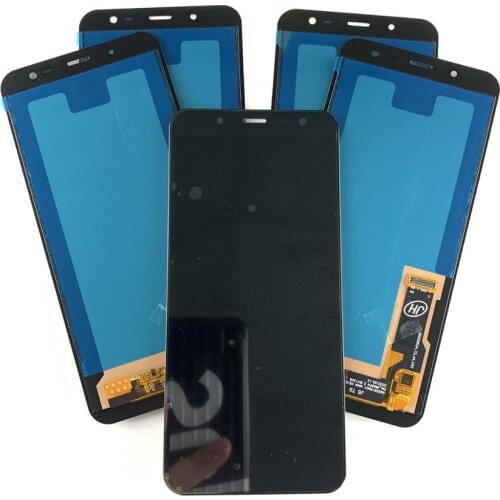 5 Pieces/lot Incell For Samsung J600 LCD Display Touch Screen Digitizer Assembly For Samsung Galaxy J6 2018 J600F/DS J600G LCD